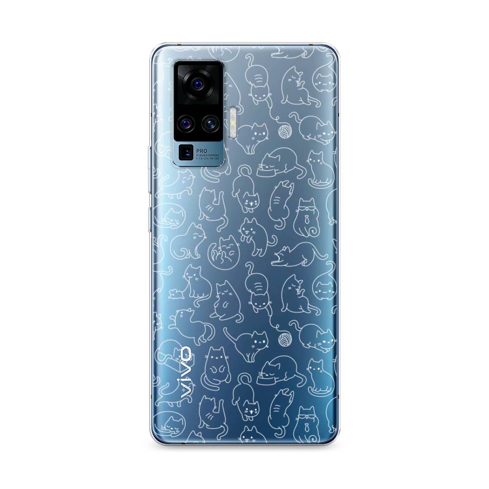 

Чехол Awog на Vivo X50 Pro "Шкодливые котики", Разноцветный, 262350-2