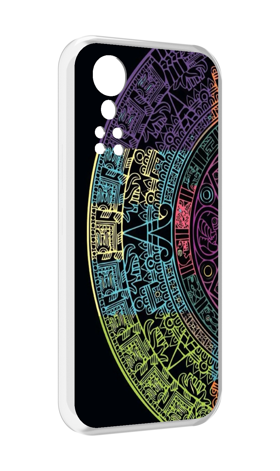 

Чехол MyPads орнамент полукруга для ZTE Axon 30 5G / Axon 30S, Прозрачный, Tocco