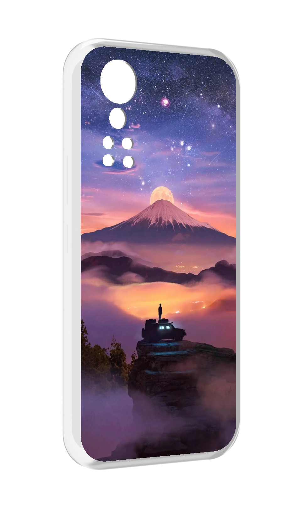 

Чехол MyPads ночь-в-горах для ZTE Axon 30 5G / Axon 30S, Прозрачный, Tocco