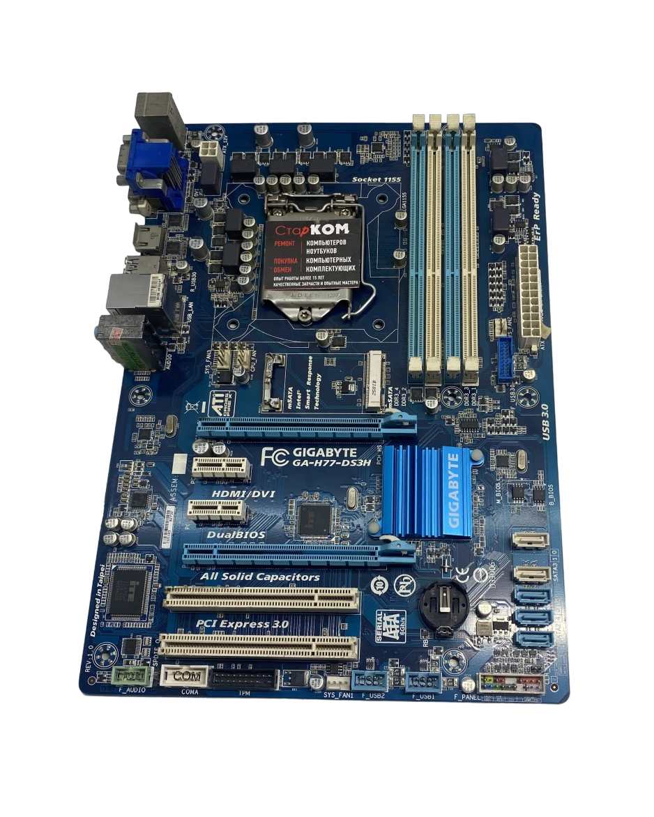 

Материнская плата GIGABYTE GA-H77-DS3H, GA-H77-DS3H
