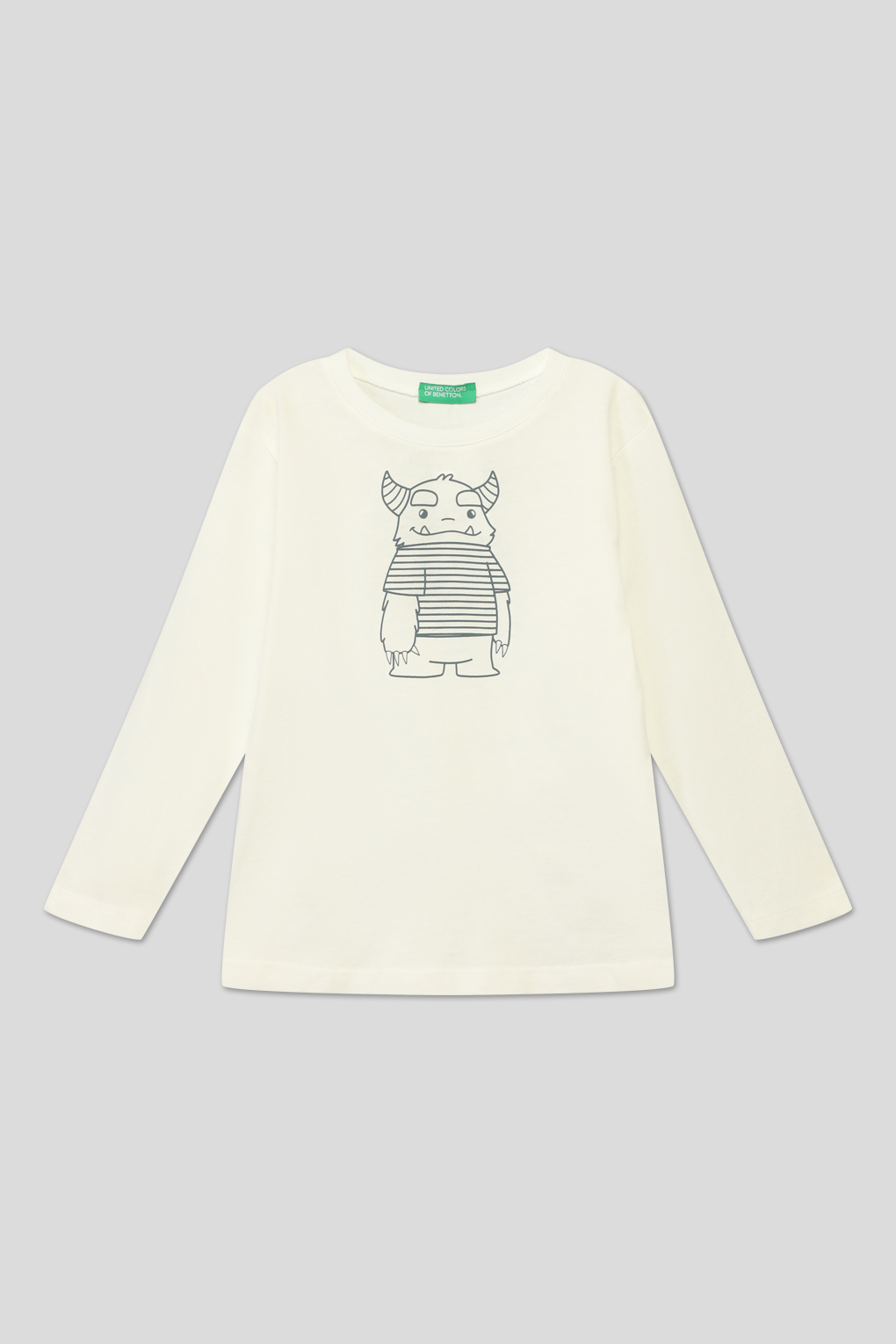 

Футболка с длинным рукавом Benetton 3096G10AS, Молочный, 98, Бежевый, 3096G10AS