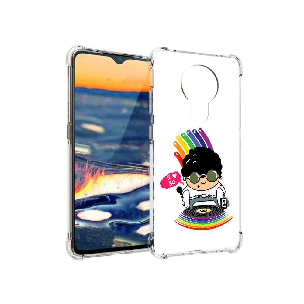 

Чехол MyPads Tocco для Nokia 5.3 Я люблю 80-е (PT227052.106.205), Прозрачный, Tocco