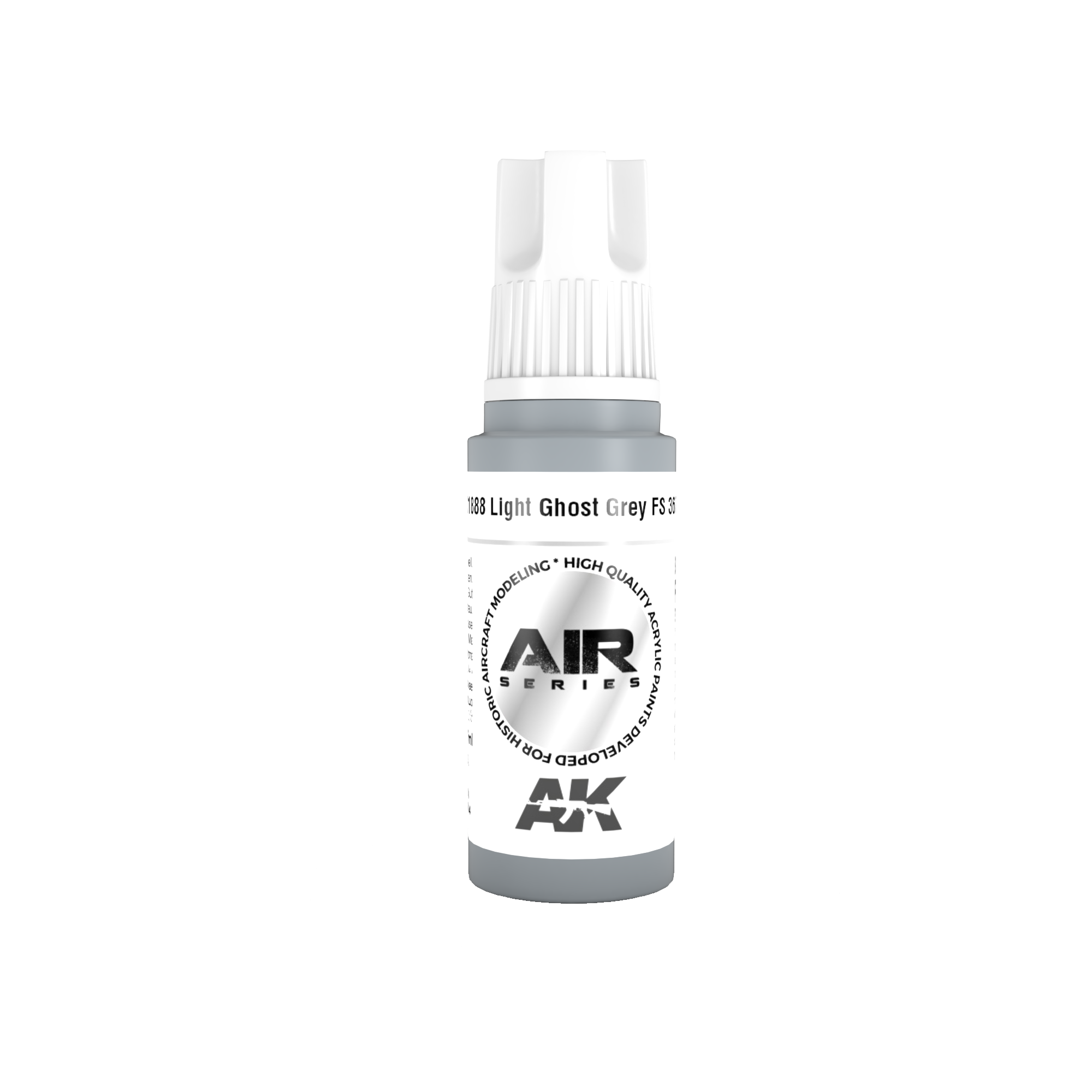

Краска акриловая AK Interactive LIGHT GHOST GREY FS 36375 / СВЕТЛЫЙ ПРИЗРАЧНО-СЕРЫ AK11888, Светлый призрачно-серый