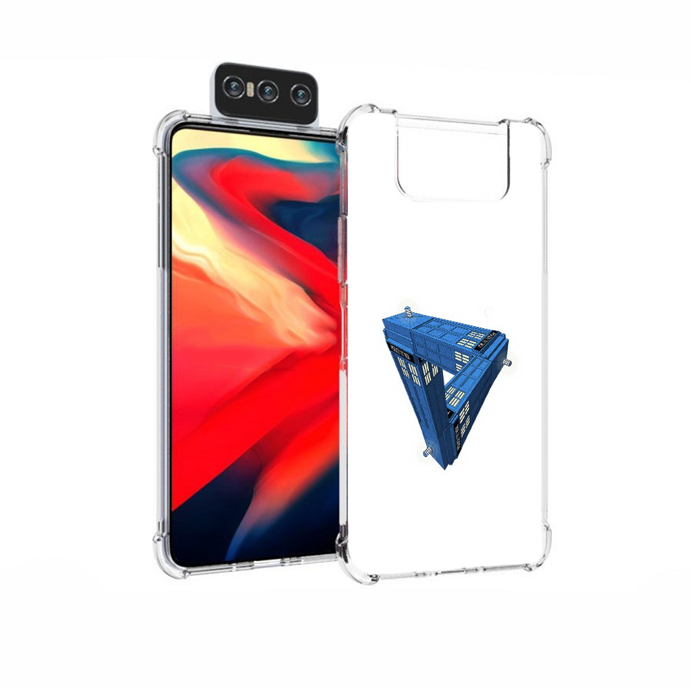 

Чехол MyPads Tocco для Asus Zenfone 7 (ZS670KS) головолока абстракция, Прозрачный, Tocco