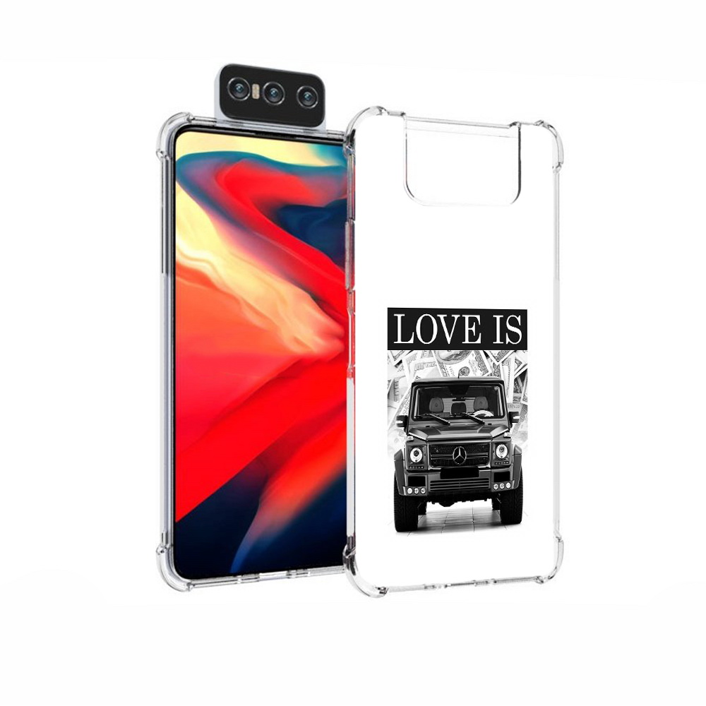 

Чехол MyPads Tocco для Asus Zenfone 7 (ZS670KS) гелик, Прозрачный, Tocco