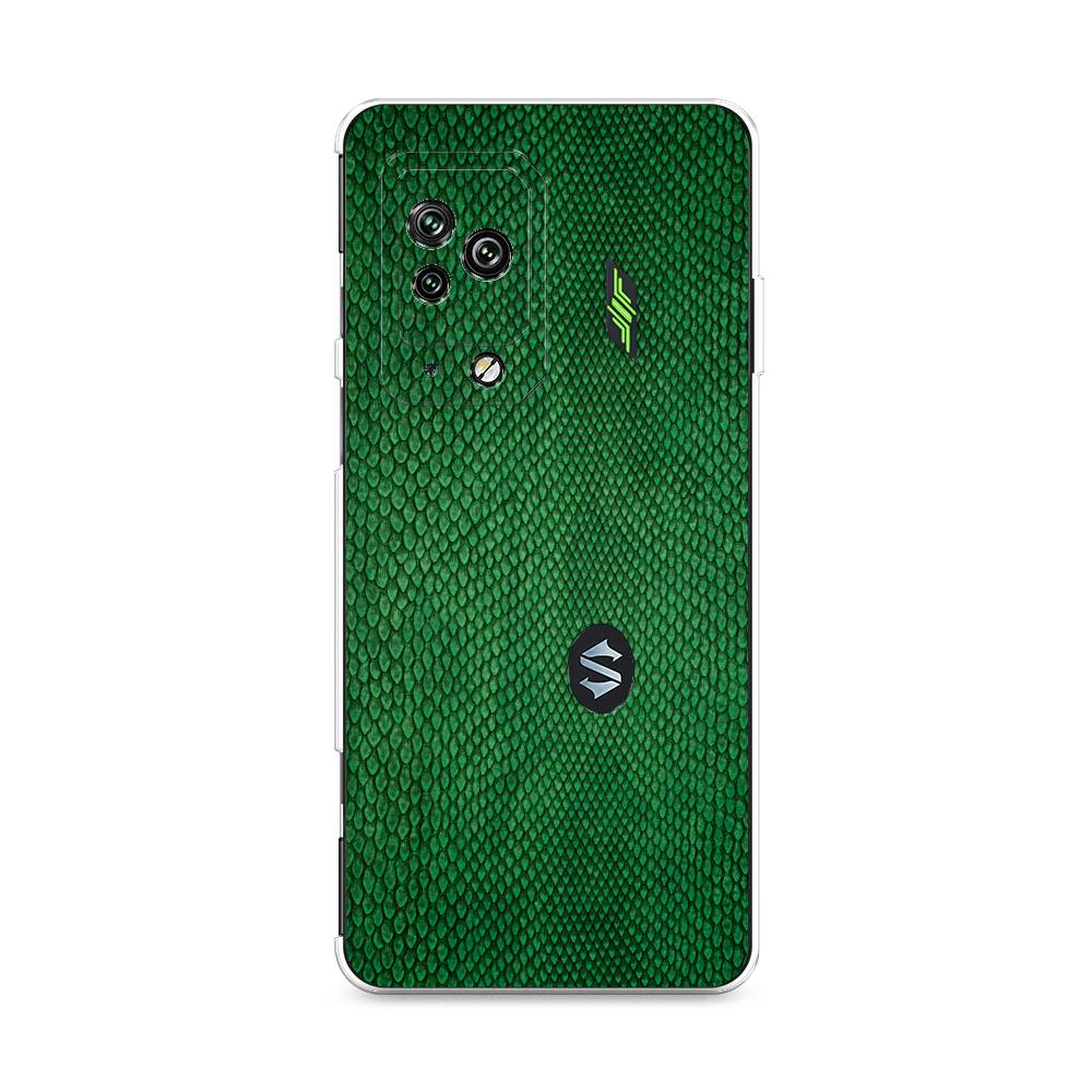 

Чехол Awog на Xiaomi Black Shark 5 Pro "Изумрудная змея", Разноцветный, 314150-3