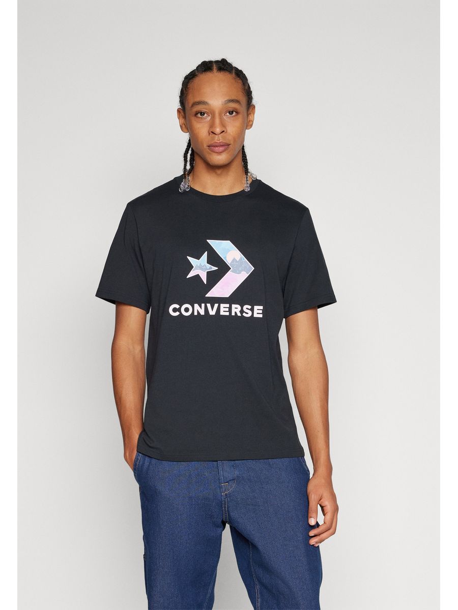 

Футболка унисекс Converse CO421004Q черная S, Черный, CO421004Q