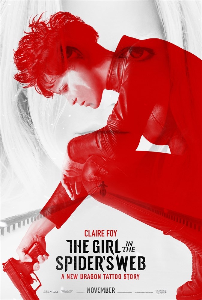 

Постер к фильму "Девушка, которая застряла в паутине" (The Girl in the Spider's Web) A2