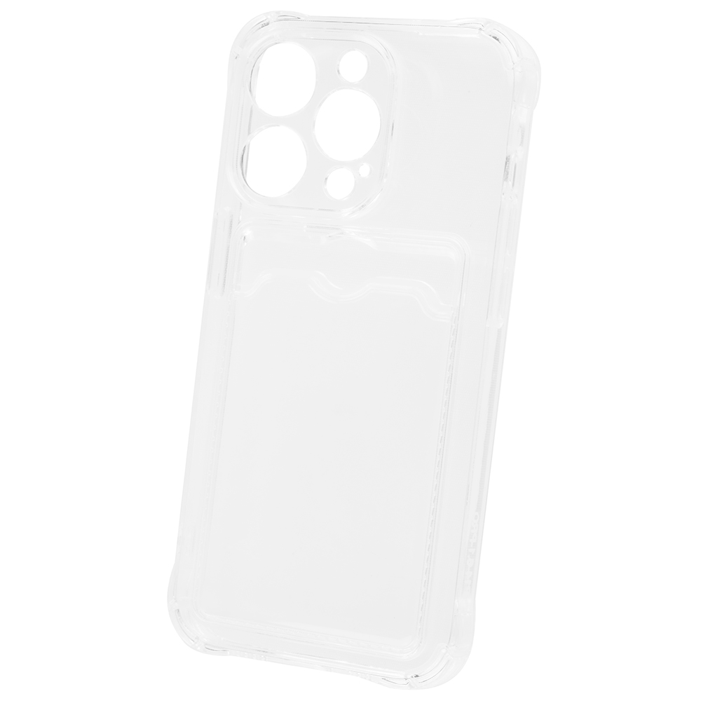 

Чехол Gresso Air с картхолдером Transparent для iPhone 14 Pro, Прозрачный, Air с картхолдером Transparent для iPhone 14 Pro