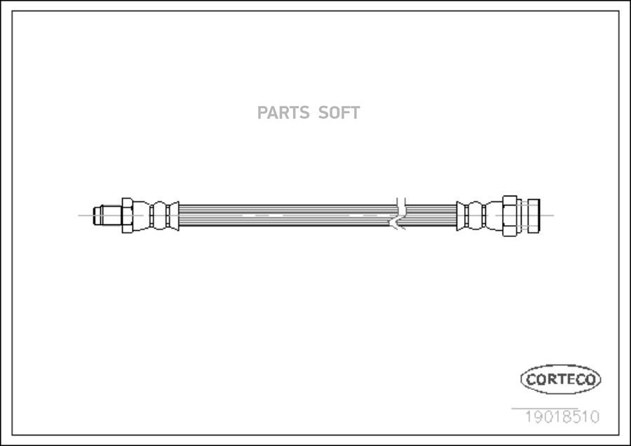 Шланг тормозной MERCEDES-BENZ: 190 2.0/2.0/D 2.0/D 2.5/E 1.8/E 2.0/E 2.0/E 2.3/E 2.3/E 2.3