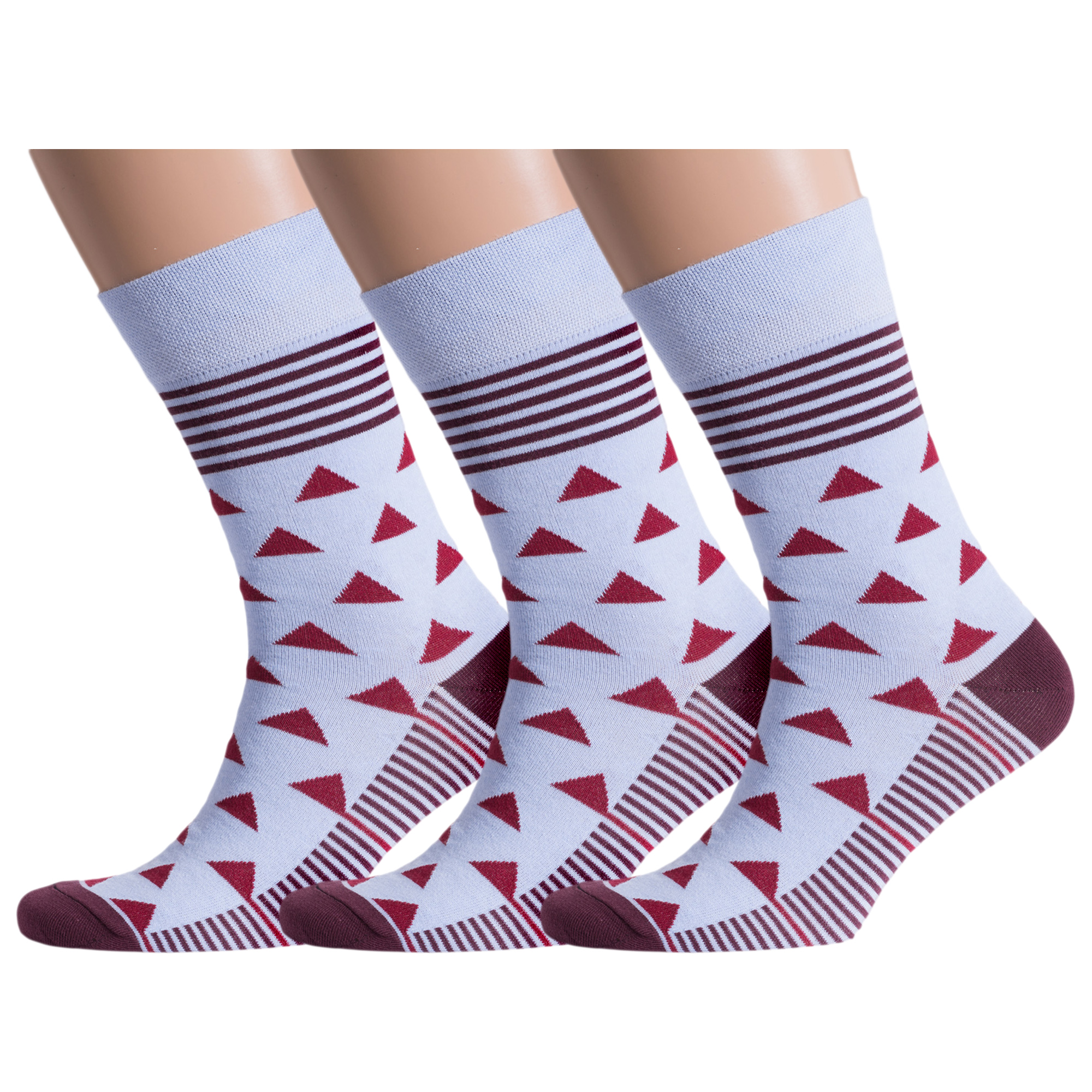 фото Комплект носков мужских moscowsocksclub msk3-м09 разноцветных 27