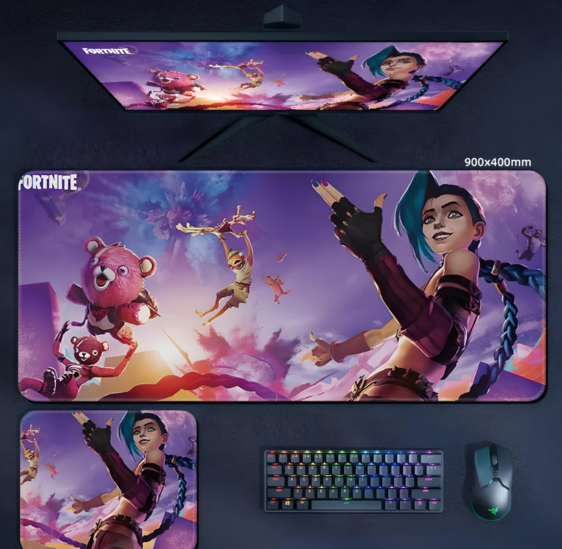 

Игровой коврик для мыши и клавиатуры NoBrand Ark-13 (ART-96), Разноцветный, Ark-13