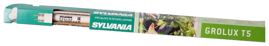 Люминесцентная лампа для аквариума Sylvania Gro-lux, 24 Вт, цоколь G5, 54,9 см