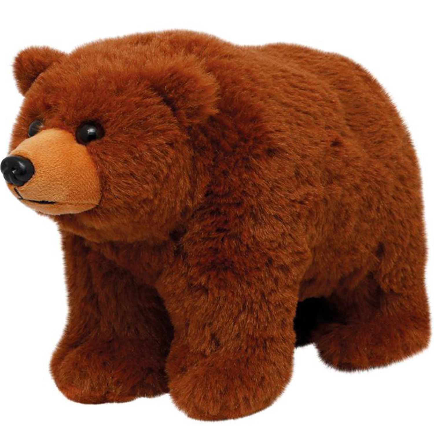 Медведь гризли All About Nature K8779-PT коричневый реалистичная мягкая игрушка hansa creation коричневый кролик 24 см