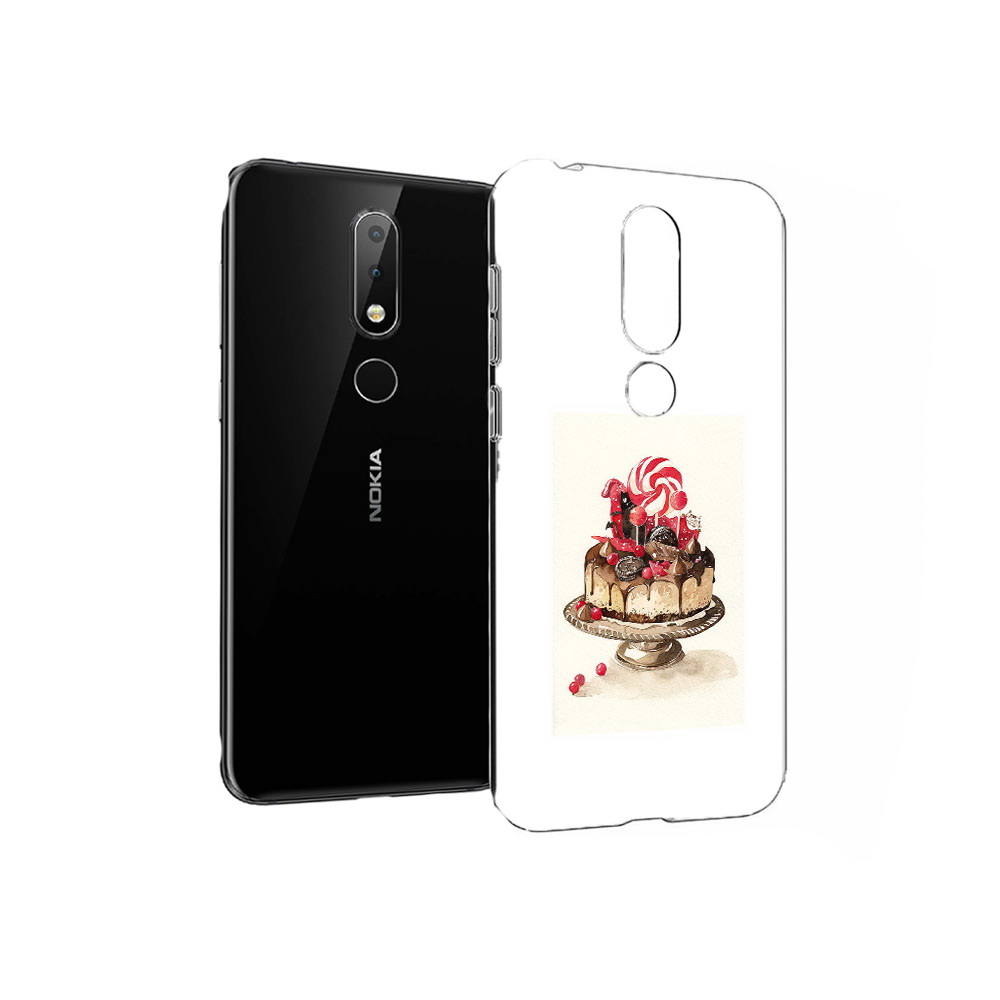 

Чехол MyPads Tocco для Nokia X6 вкусный торт (PT115295.99.262), Прозрачный, Tocco