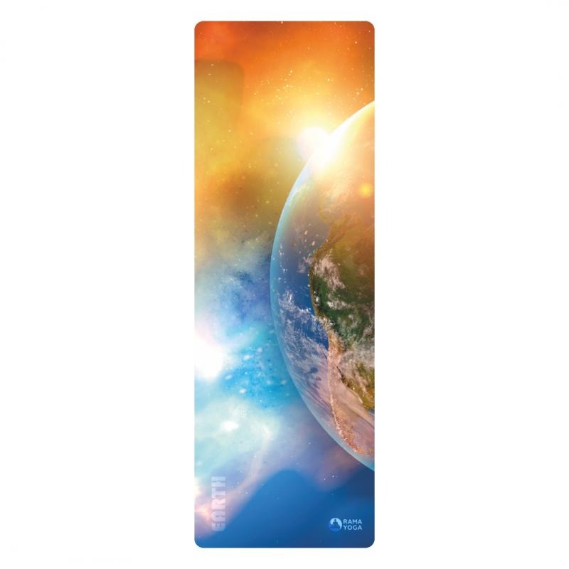 

Коврик для йоги Earth Space Collection из замши и каучука, Голубой, Earth Space Collection