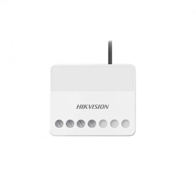 фото Силовое реле дистанционного управления ds-pm1-o1h-we hikvision ax pro wall switch