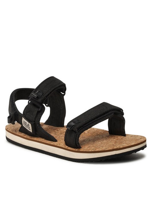 

Сандалии женские Jack Wolfskin Ecostride 2 Sandal W 4051771 черные 42 EU, Черный, Ecostride 2 Sandal W 4051771