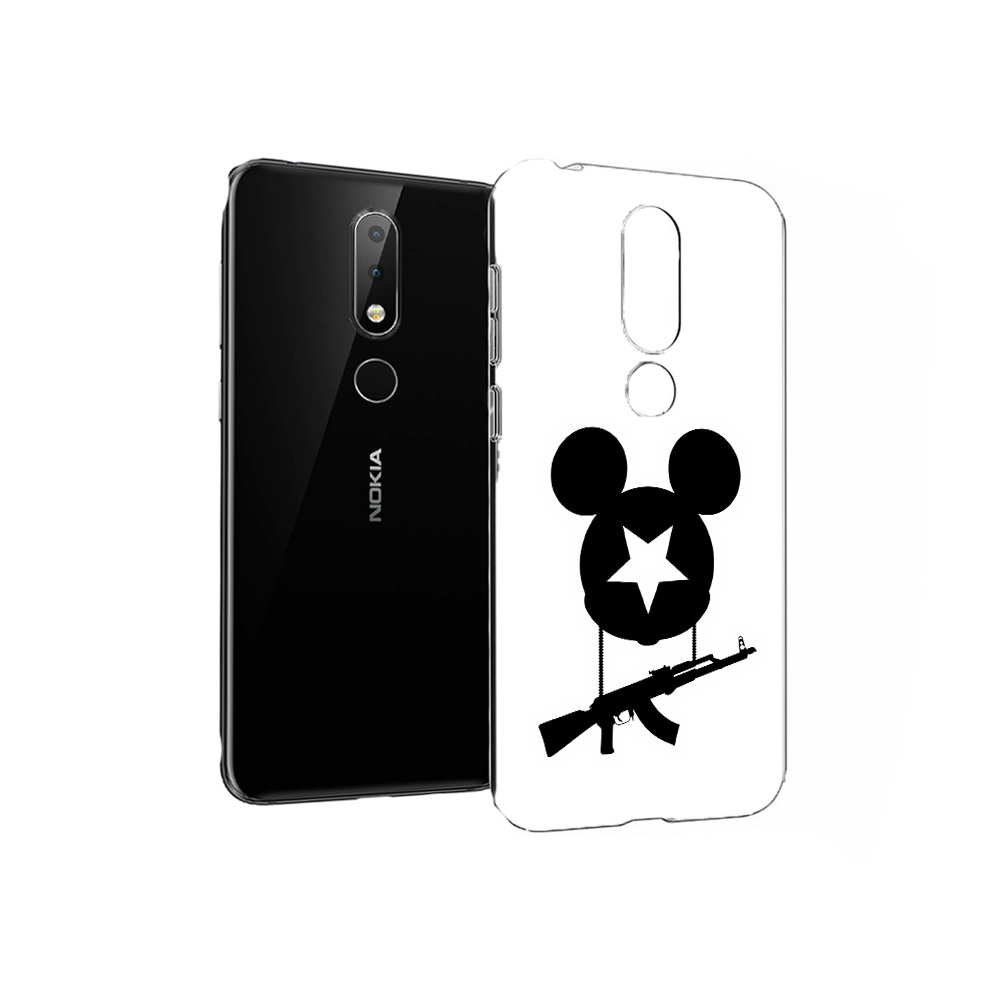 

Чехол MyPads Tocco для Nokia X6 АК Микки (PT115295.99.26), Прозрачный, Tocco