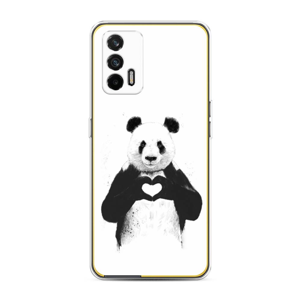 

Чехол Awog на Realme GT "Панда love", Разноцветный, 256350-10