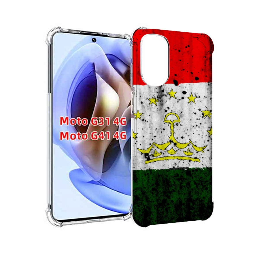 

Чехол MyPads герб флаг таджикистан для Motorola Moto G31 4G / G41 4G, Прозрачный, Tocco