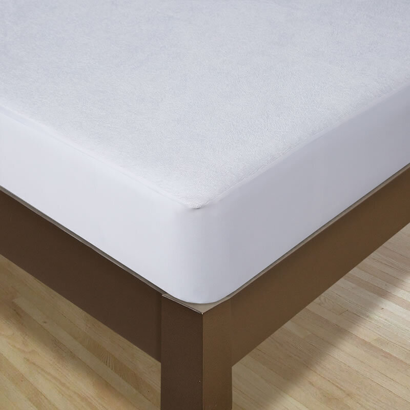 Наматрасник Maktex непромокаемый водонепроницаемый с бортом 160x200x30 Трикотаж белый