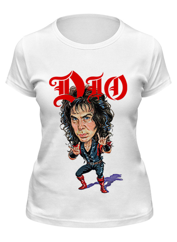 

Футболка женская Printio Ronnie james dio белая 2XL, Белый, Ronnie james dio