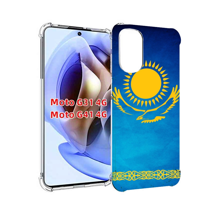 

Чехол MyPads герб и флаг казахстана для Motorola Moto G31 4G / G41 4G, Прозрачный, Tocco