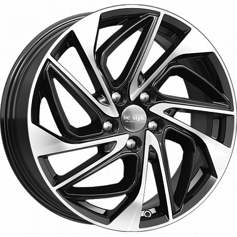 

Колесный диск КиК Реплика КС883 (BA) 7xR18 ET46 5*114.3 D67.1, Черный;серебристый