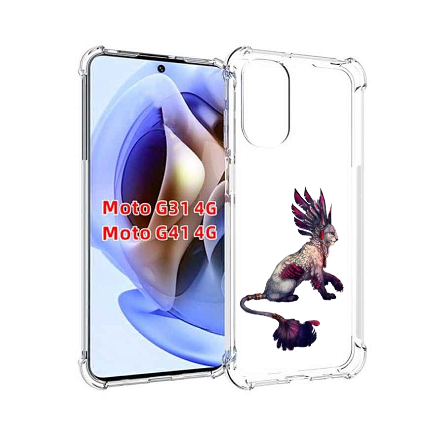 

Чехол MyPads волшебная-пума для Motorola Moto G31 4G / G41 4G, Прозрачный, Tocco