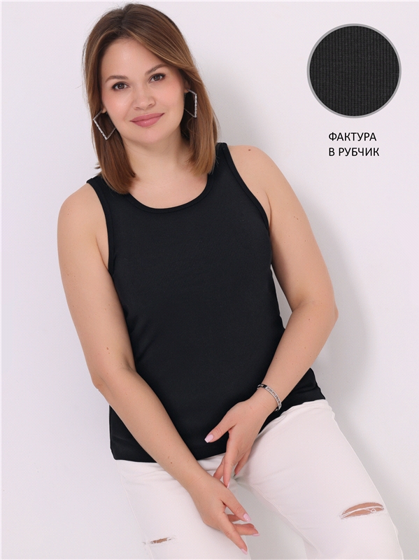 

Майка женская Апрель т151023000У черная 100/164, Черный, т151023000У