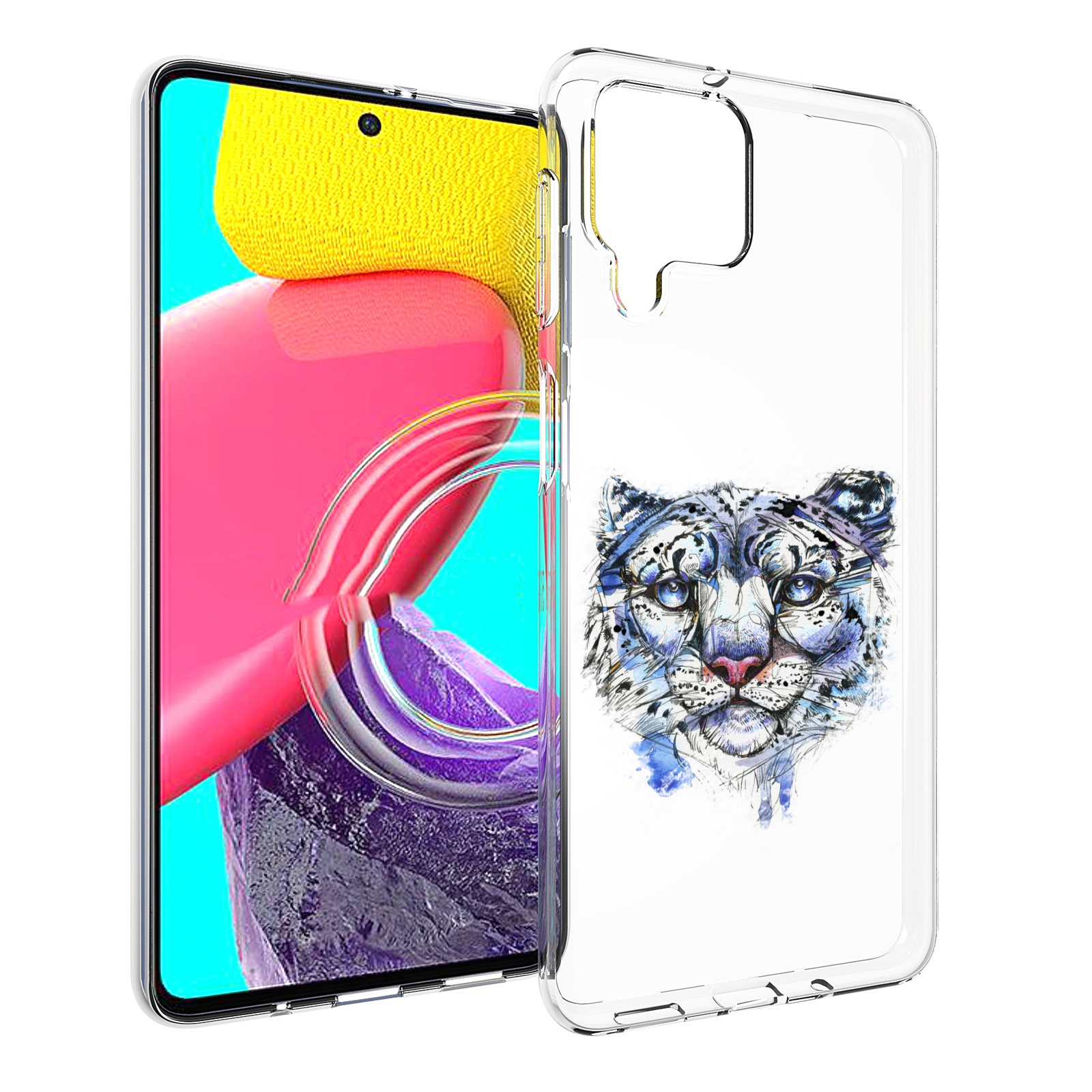 

Чехол MyPads Тигр 4 для Samsung Galaxy M53 (SM-M536), Прозрачный, Tocco