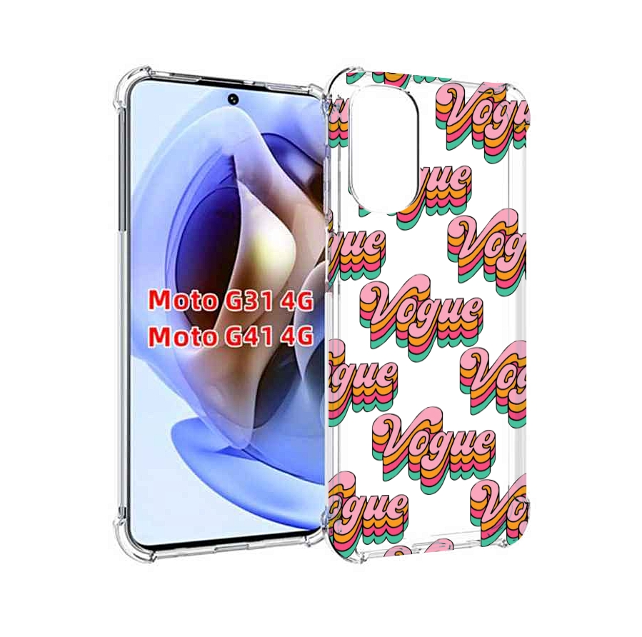 

Чехол MyPads вогуе для Motorola Moto G31 4G / G41 4G, Прозрачный, Tocco