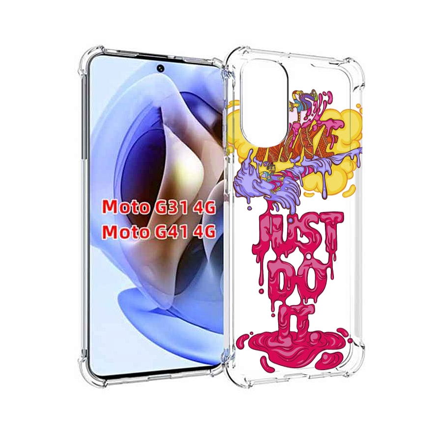 

Чехол MyPads вкусный найк для Motorola Moto G31 4G / G41 4G, Прозрачный, Tocco