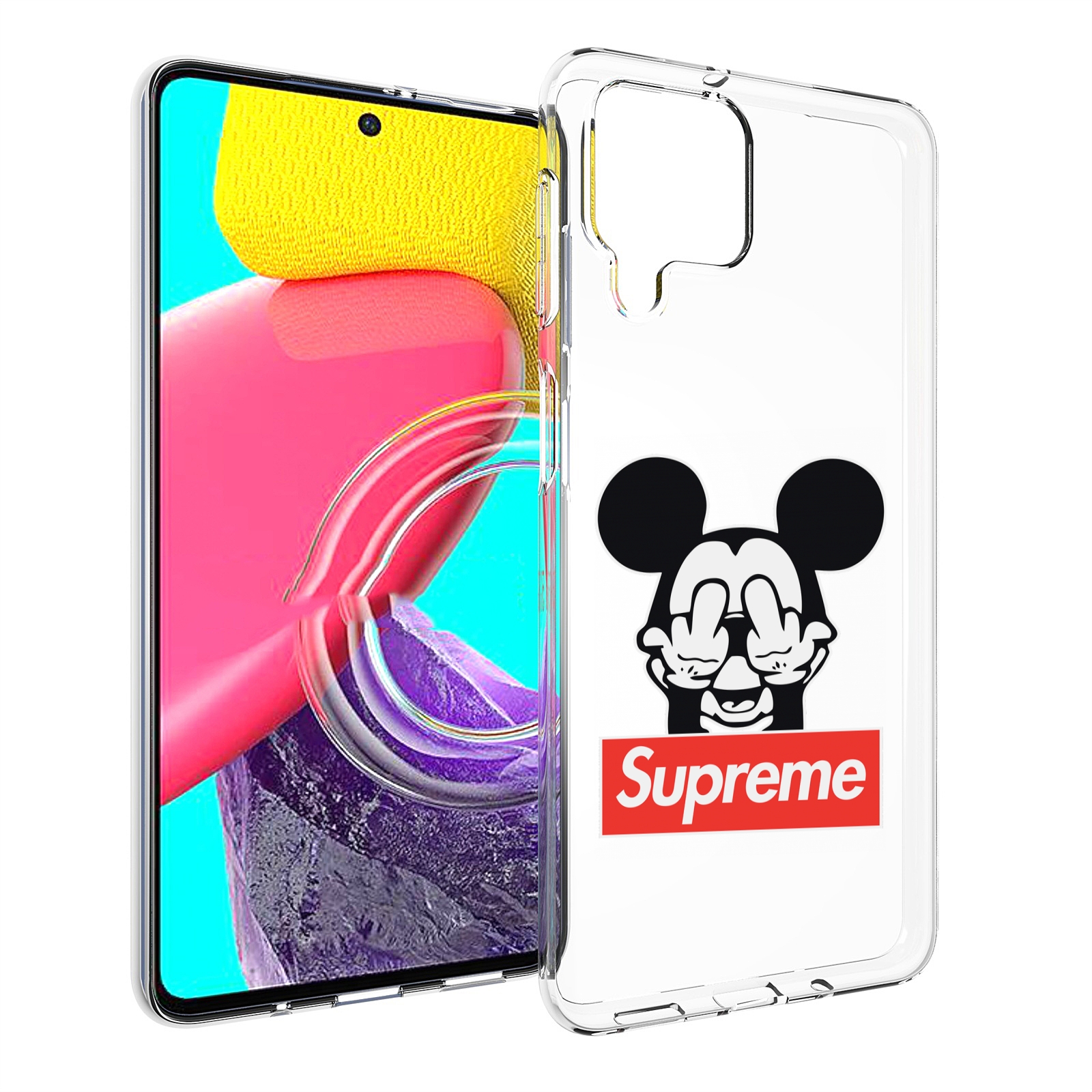 

Чехол MyPads Супримовский-Микки-маус для Samsung Galaxy M53 (SM-M536), Прозрачный, Tocco