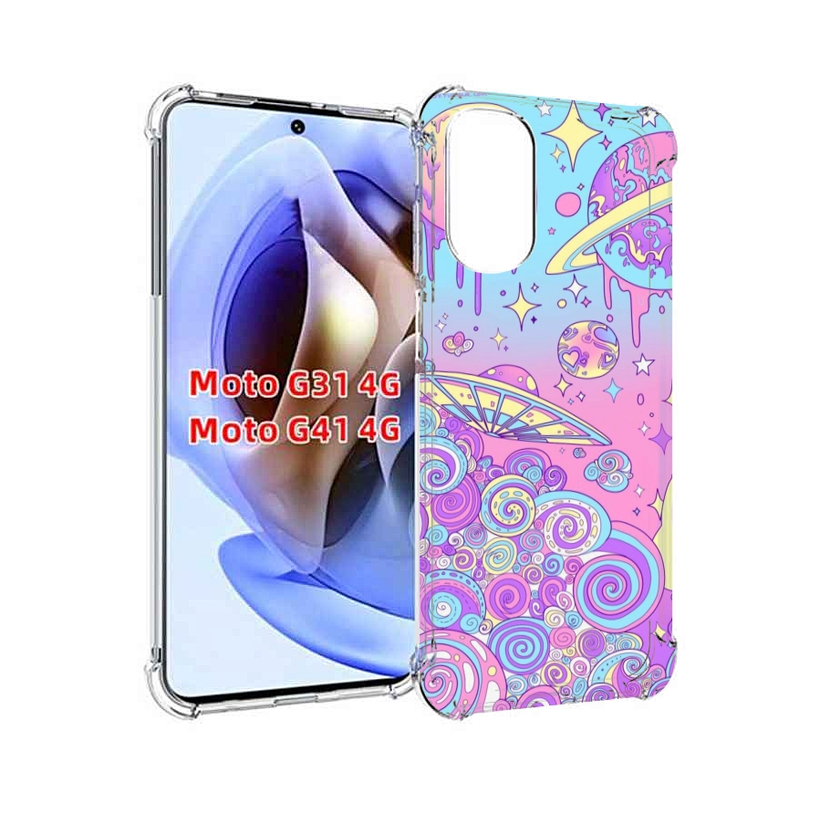 

Чехол MyPads ванильные планеты для Motorola Moto G31 4G / G41 4G, Прозрачный, Tocco