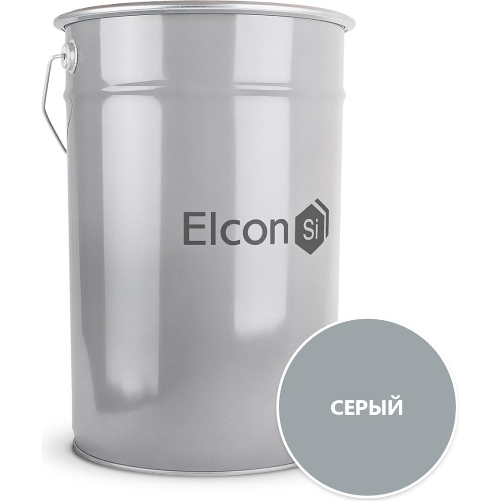 фото Цинконаполненная грунт-эмаль elcon zintech 96%, 20 кг 00-00004019