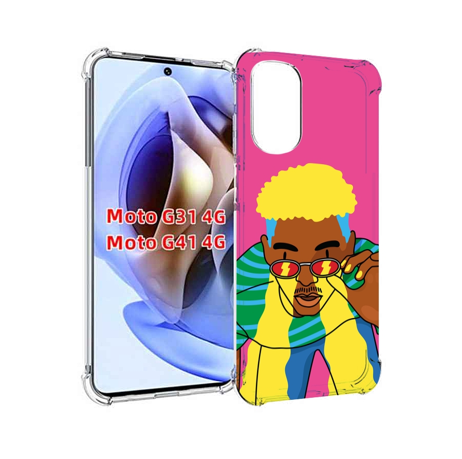 

Чехол MyPads бразилец для Motorola Moto G31 4G / G41 4G, Прозрачный, Tocco