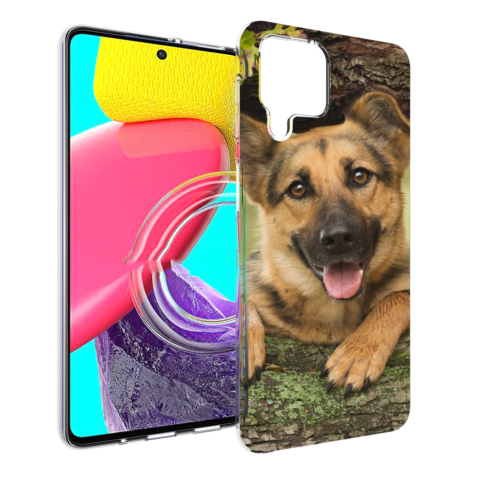 

Чехол MyPads Собака-на-дереве для Samsung Galaxy M53 (SM-M536), Прозрачный, Tocco