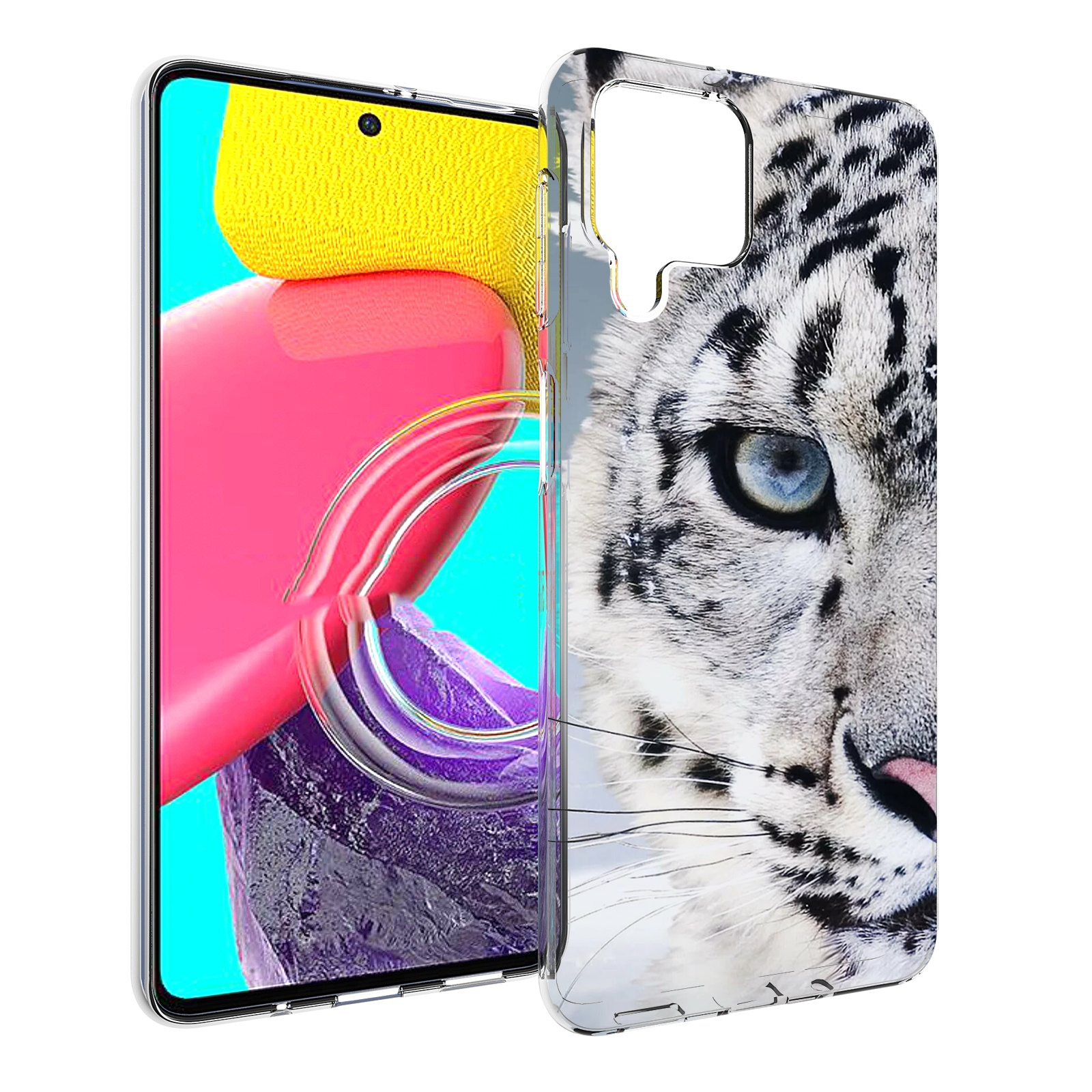 

Чехол MyPads Снежный-барс для Samsung Galaxy M53 (SM-M536), Прозрачный, Tocco