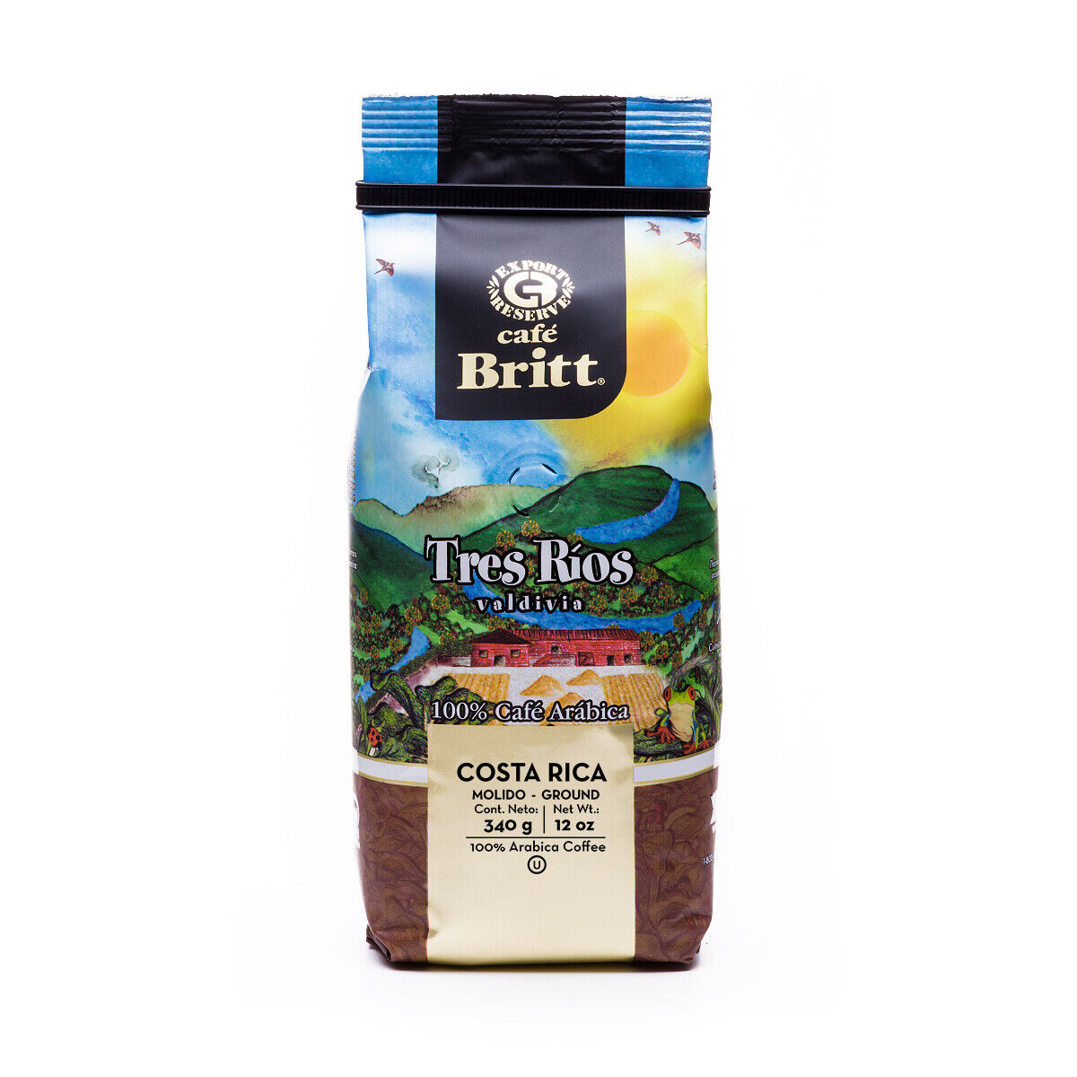 

Кофе Britt TRES RIOS VALDIVIA Молотый 340 г.