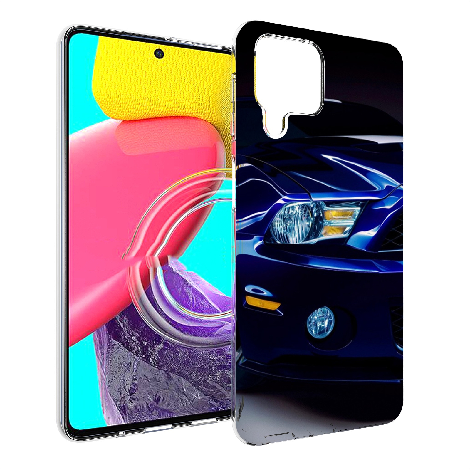 

Чехол MyPads Синяя-машина для Samsung Galaxy M53 (SM-M536), Прозрачный, Tocco