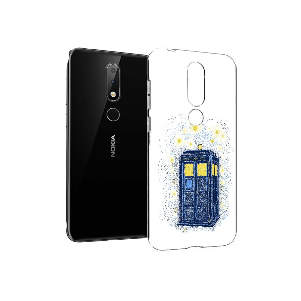 

Чехол MyPads Tocco для Nokia X6 будка рисунок (PT115295.99.249), Прозрачный, Tocco