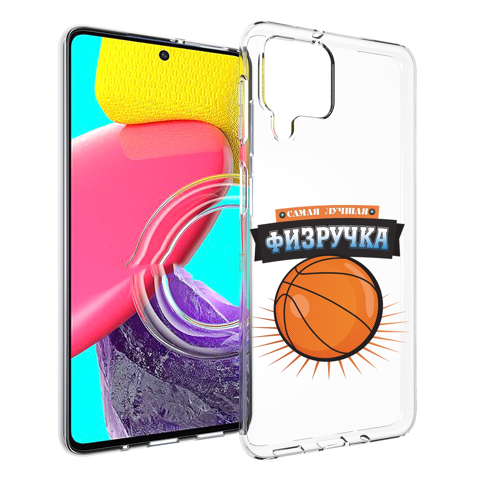 

Чехол MyPads Самая лучшая физручка для Samsung Galaxy M53 (SM-M536), Прозрачный, Tocco