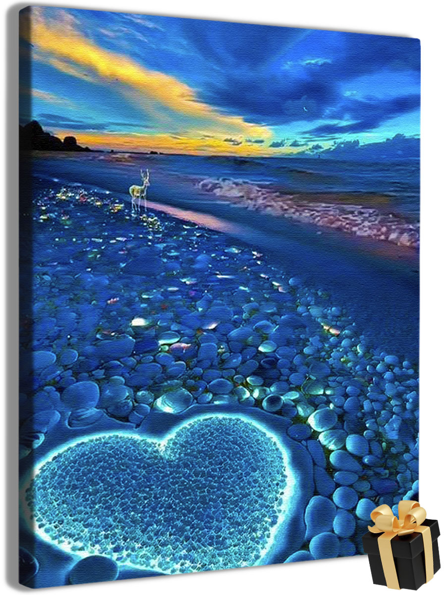 

Картины по номерам Арт-студия Unicorn морской берег N-4413 40x50 см, морской берег