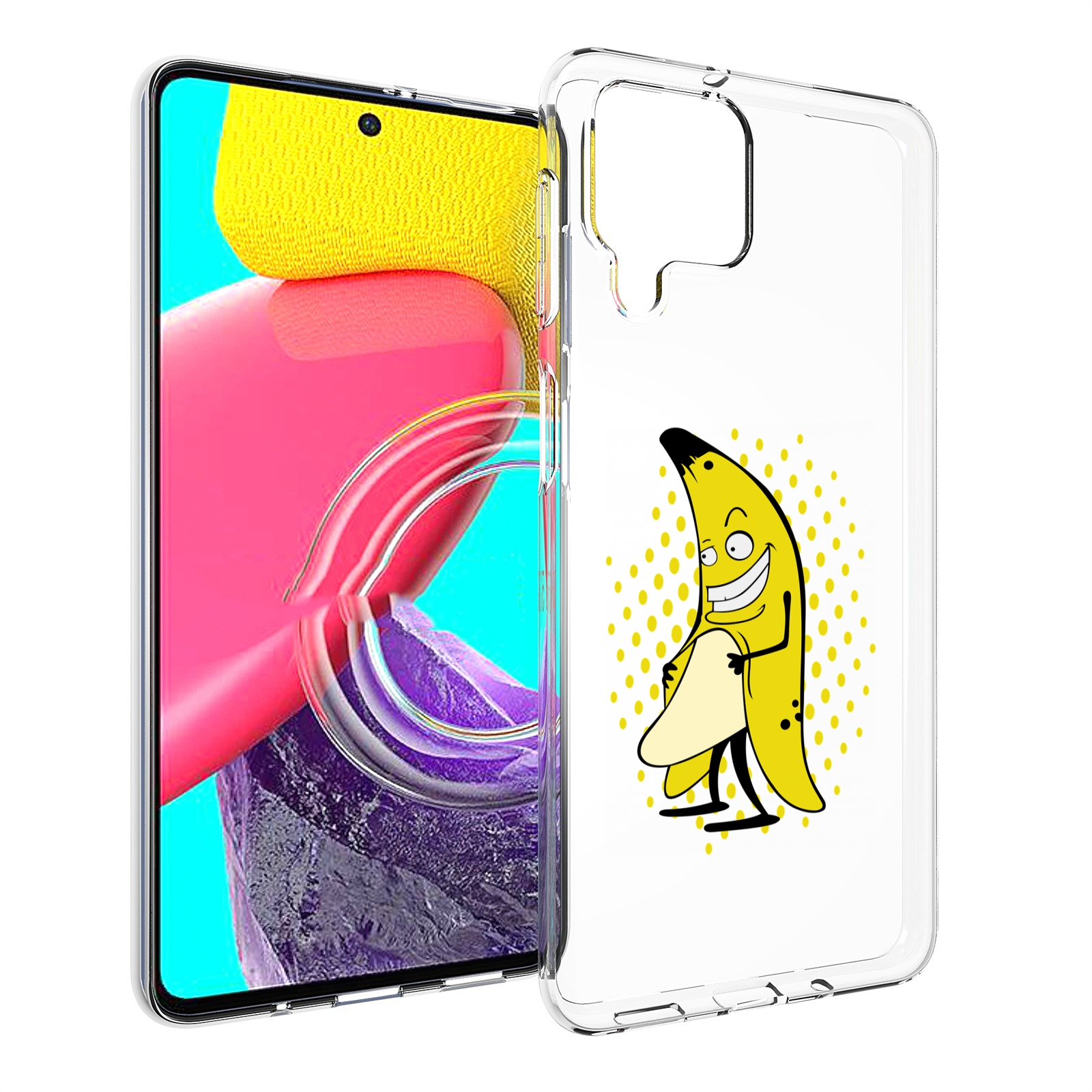 

Чехол MyPads Раздетый-банан для Samsung Galaxy M53 (SM-M536), Прозрачный, Tocco