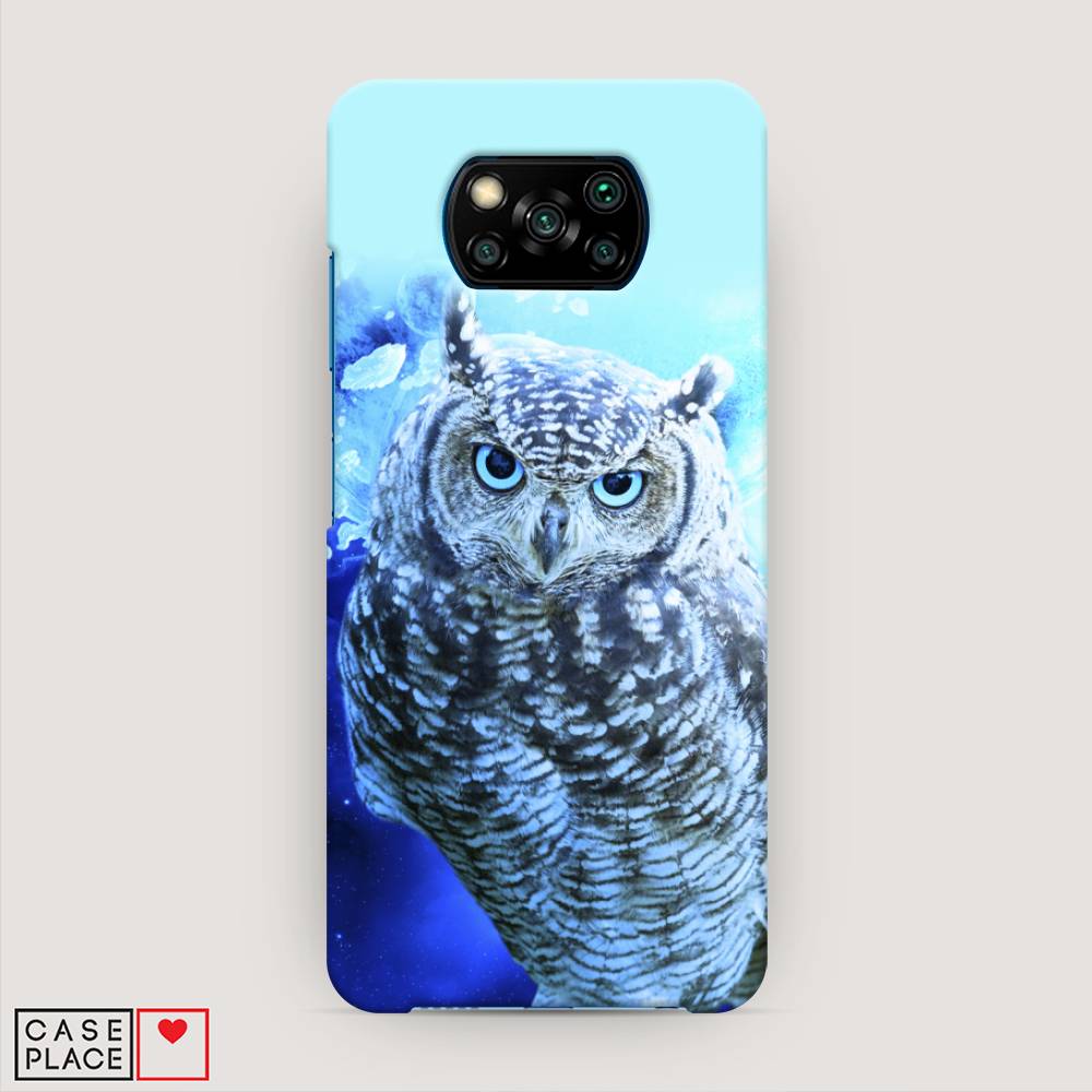 

Пластиковый чехол "Сова арт 7" на Xiaomi Poco X3 NFC, 39220-1