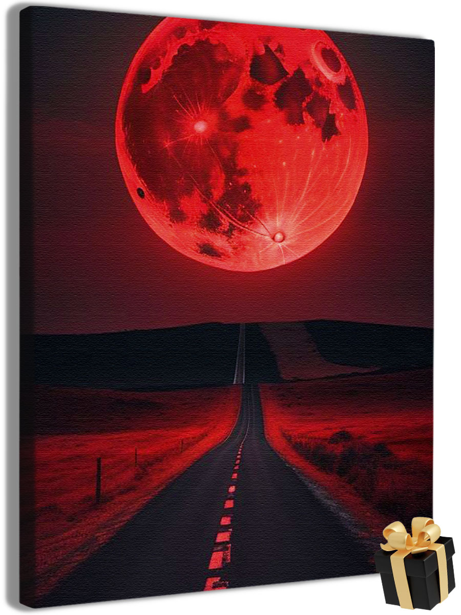 

Картины по номерам Арт-студия Unicorn полнолуние N-4406 40x50 см, полнолуние