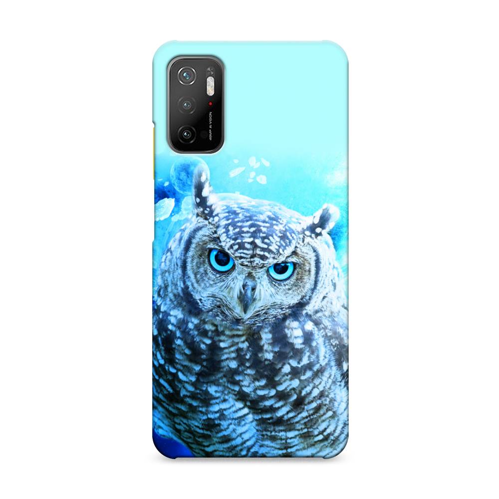 

Пластиковый чехол "Сова арт 7" на Xiaomi Poco M3 Pro, 311020-1