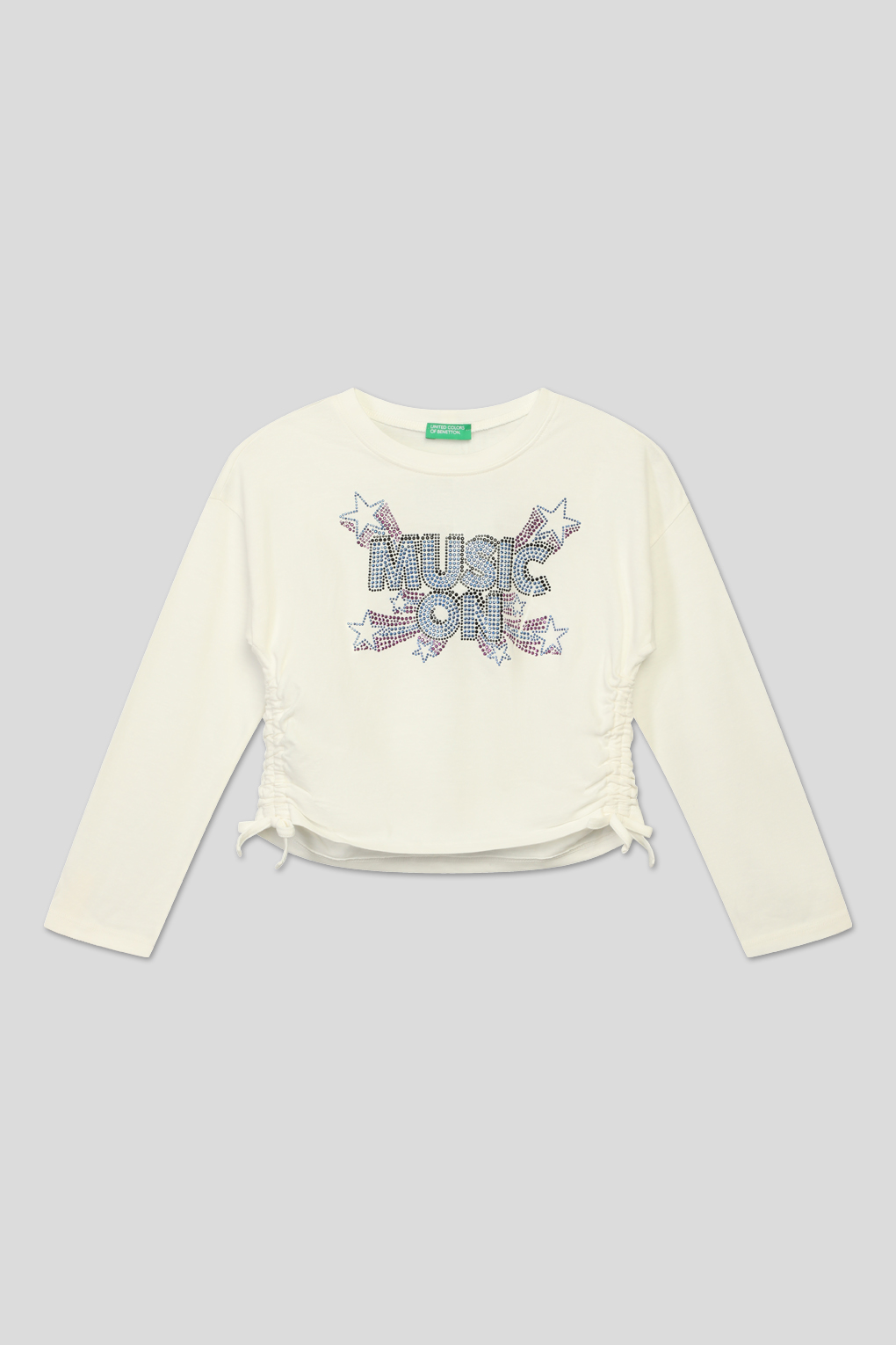 

Футболка с длинным рукавом Benetton 3VR5C106Q, Белый, KL, 3VR5C106Q